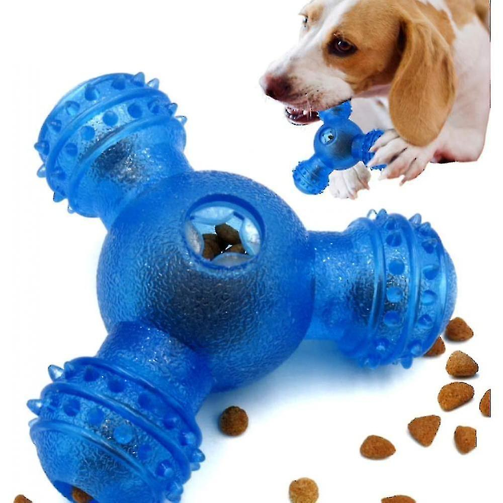 Juguete Para Perros Huoguo Dog Treat Ball, Rompecabezas Interactivo Para Cachorros, Azul - Venta Internacional.