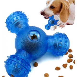 Foto 1 | Juguete Para Perros Huoguo Dog Treat Ball, Rompecabezas Interactivo Para Cachorros, Azul - Venta Internacional.