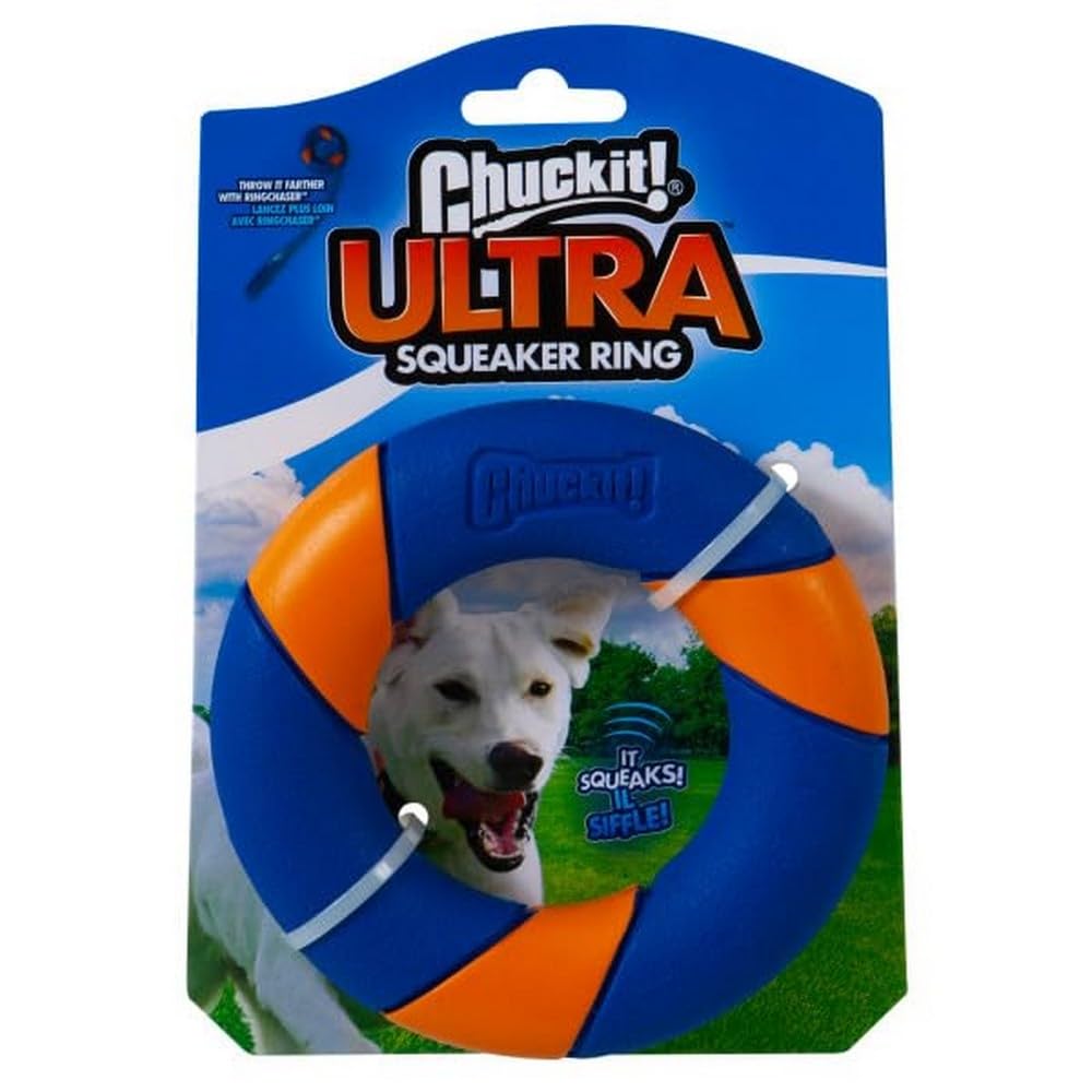 Foto 2 pulgar | Juguete Para Perros Chuckit! Anillo Ultra Squeaker Para Todos Los Tamaños De Raza - Venta Internacional.