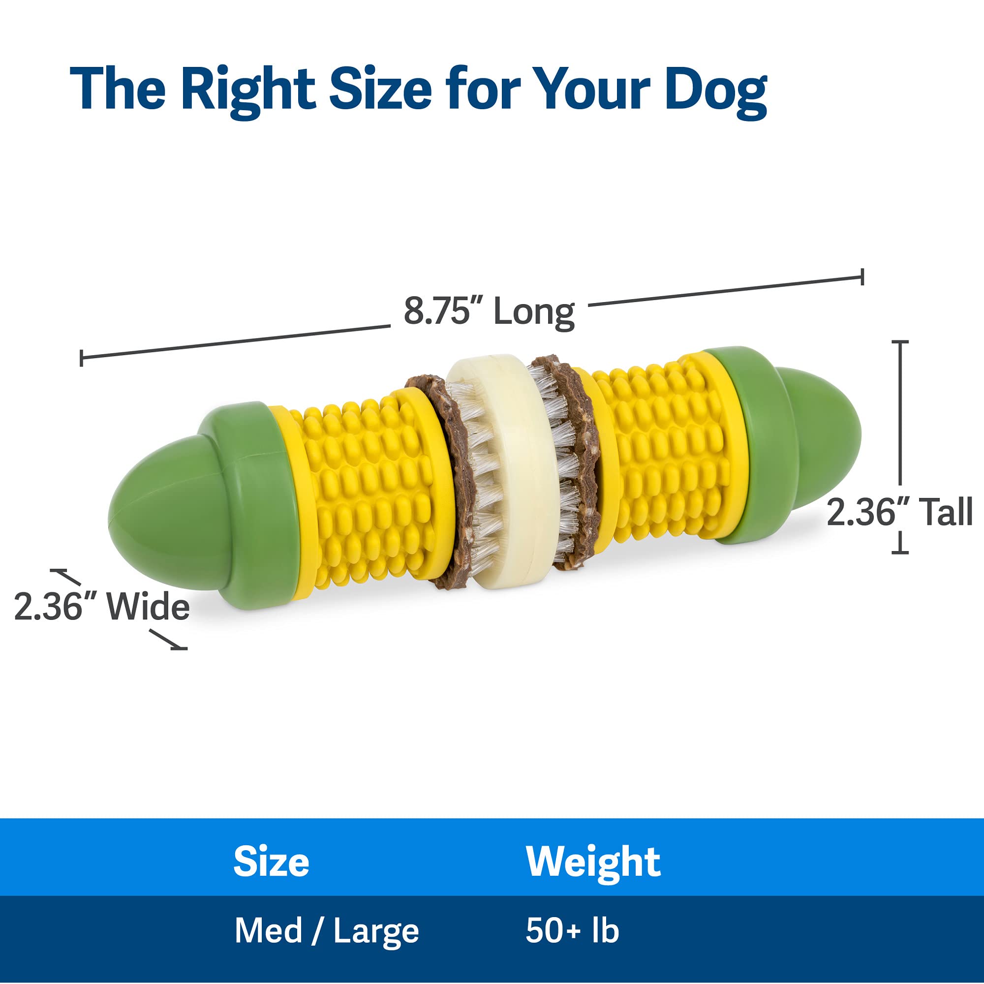 Foto 6 pulgar | Juguete Masticable Petsafe Busy Buddy Cravin' Corncob Dog Sin Bpa - Venta Internacional.