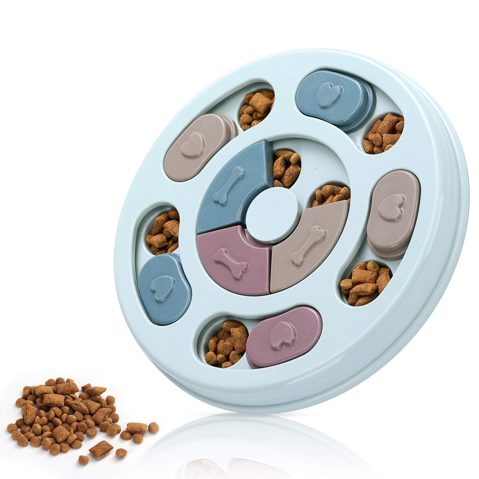 Foto 2 pulgar | Dog Puzzle Toy Dr Catch Food Feeder Iq Training Blue - Venta Internacional.
