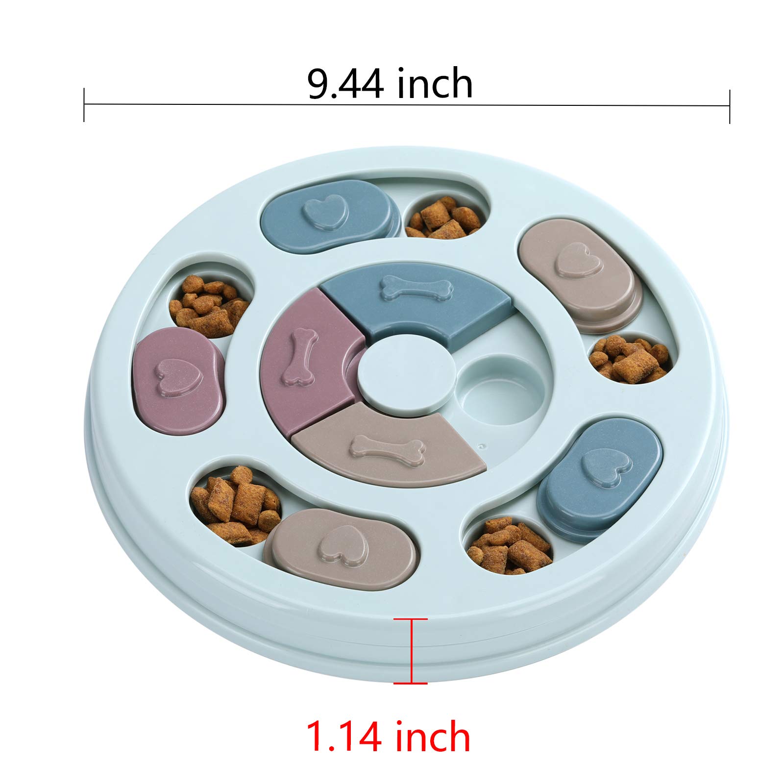 Foto 4 pulgar | Dog Puzzle Toy Dr Catch Food Feeder Iq Training Blue - Venta Internacional.