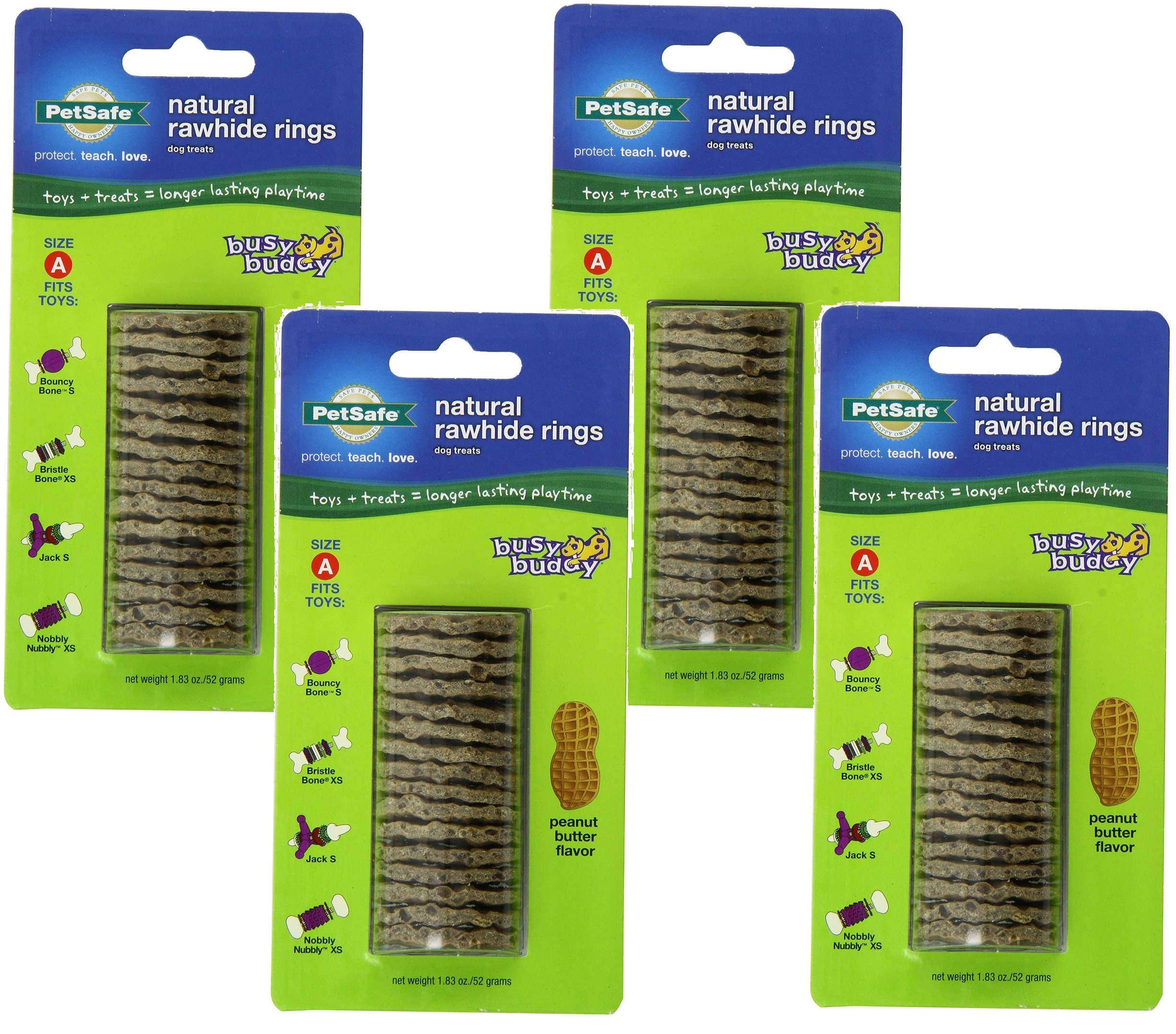 Dog Treats Petsafe Busy Buddy, Anillo De Recarga Con Mantequilla De Cacahuete - Venta Internacional.