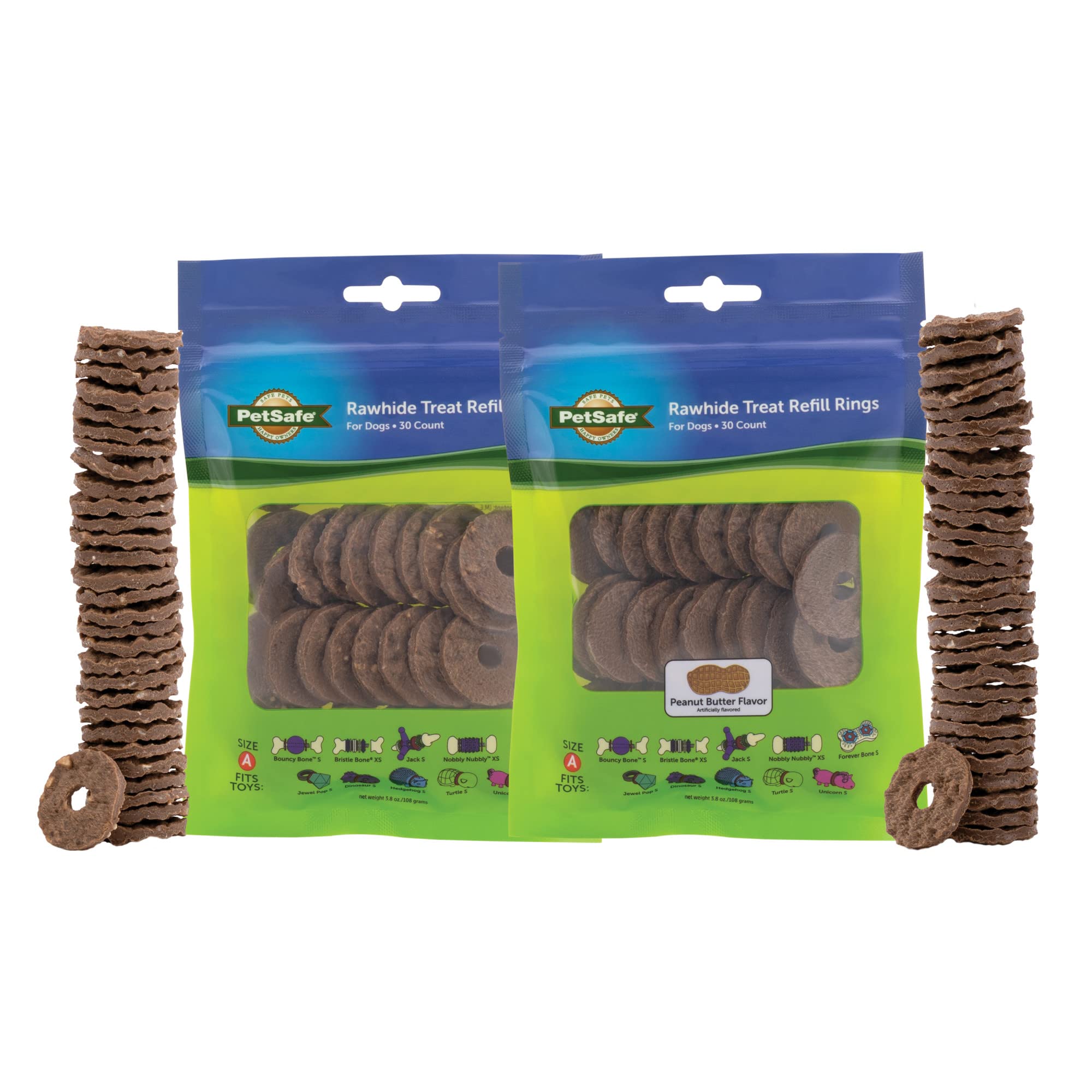 Treat Rings For Busy Buddy Dog Toys Petsafe 60 Anillos Tamaño A - Venta Internacional.