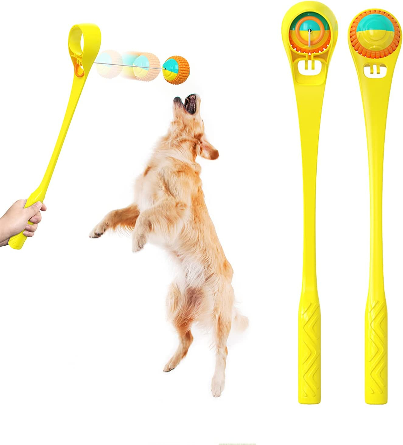 Lanzador De Pelotas Para Perros Huoguo Para Exteriores Con Pelota De Tenis - Venta Internacional.