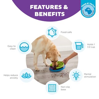 Foto 2 | Juego Interactivo De Rompecabezas Para Perros Y Alimentador Lento Outward Hound - Venta Internacional.