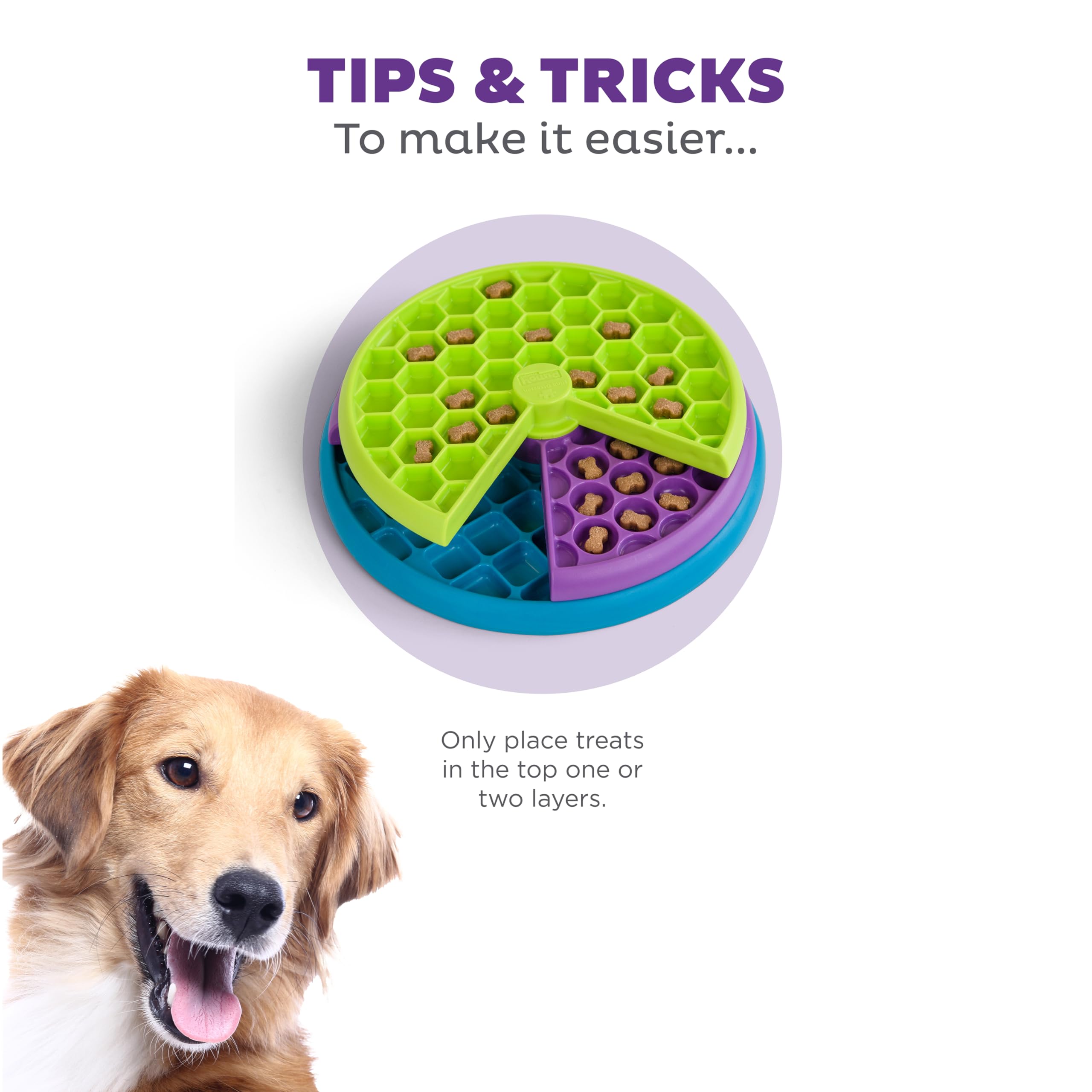 Foto 5 pulgar | Juego Interactivo De Rompecabezas Para Perros Y Alimentador Lento Outward Hound - Venta Internacional.