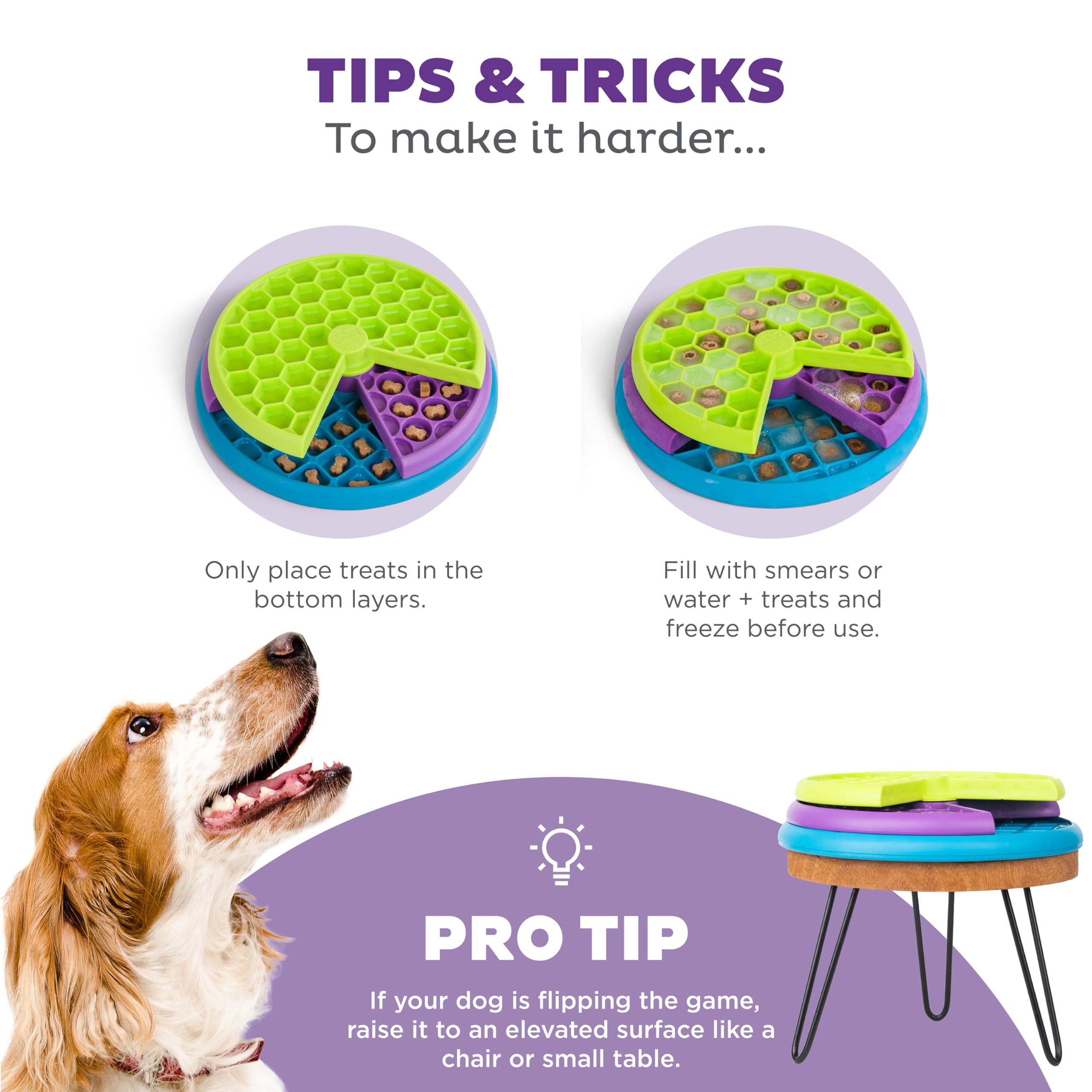 Foto 6 pulgar | Juego Interactivo De Rompecabezas Para Perros Y Alimentador Lento Outward Hound - Venta Internacional.