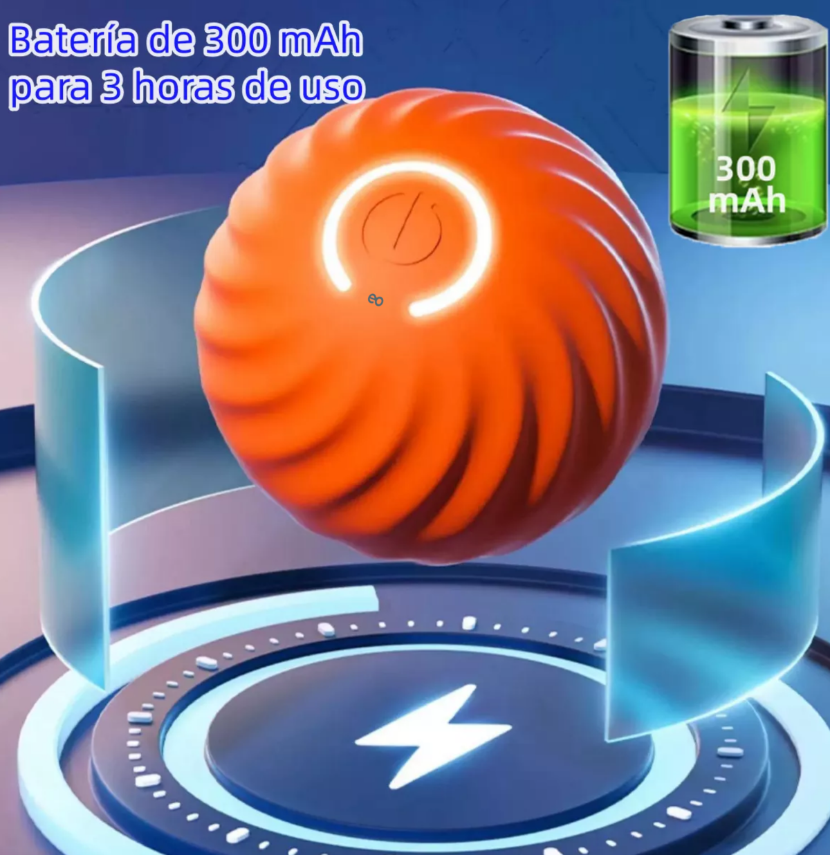 Foto 4 pulgar | Juguete Interactivo Para Mascotas Eo Safe Imports Esi-15279 Naranja