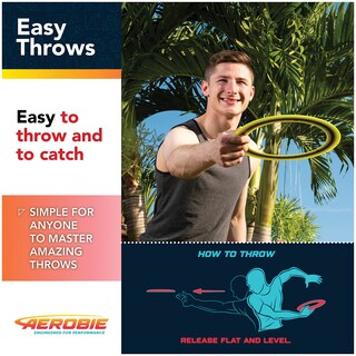 Foto 5 | Anillo Flying Disc Aerobie Pro Para Exteriores, 35,56 Cm, Color Amarillo - Venta Internacional.