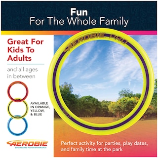Foto 6 | Anillo Flying Disc Aerobie Pro Para Exteriores, 35,56 Cm, Color Amarillo - Venta Internacional.
