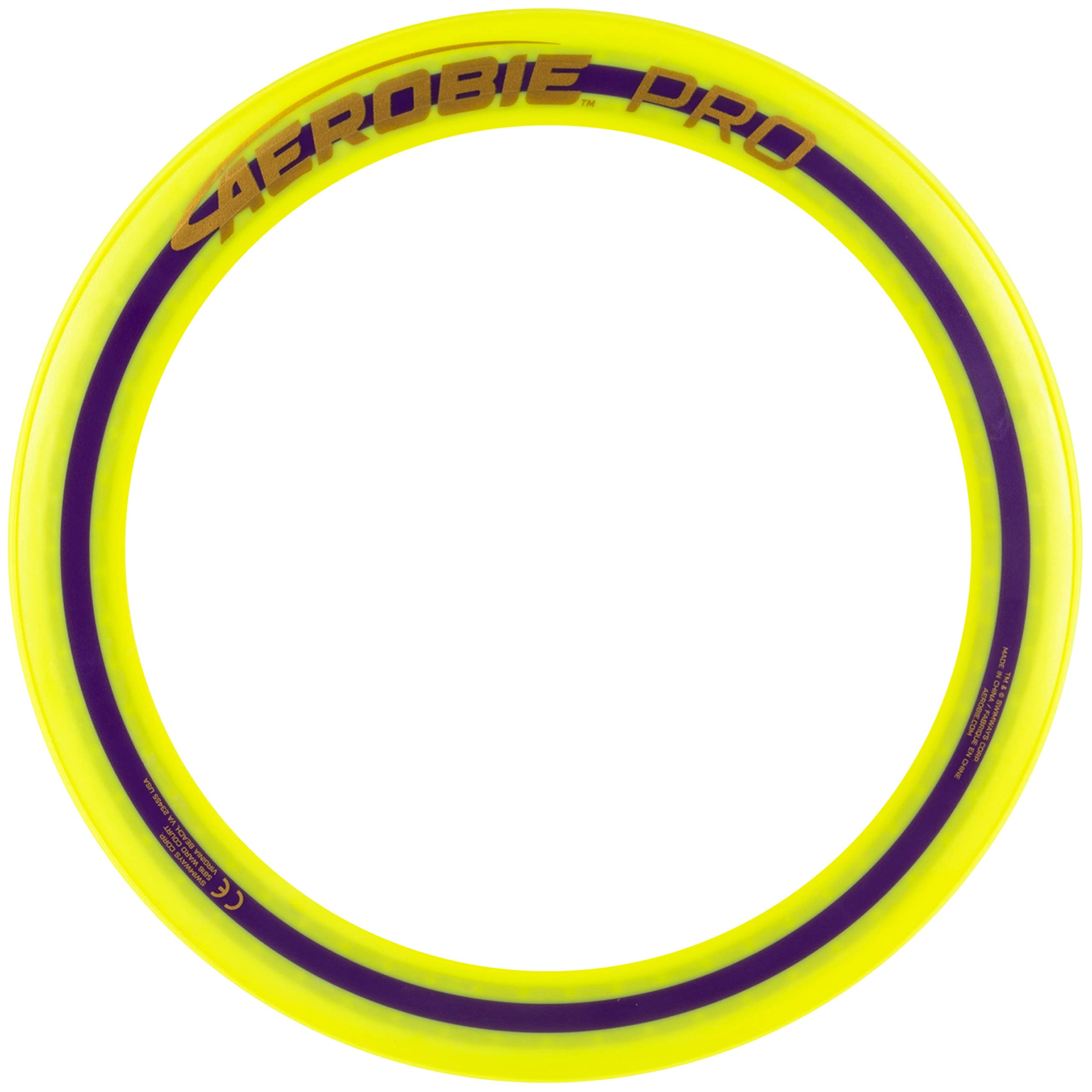Foto 8 pulgar | Anillo Flying Disc Aerobie Pro Para Exteriores, 35,56 Cm, Color Amarillo - Venta Internacional.