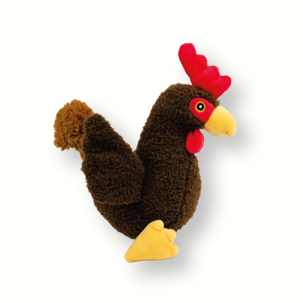 Juguete D/peluche P/perro Sonido Fluffy Chums Gallo Sharpaw