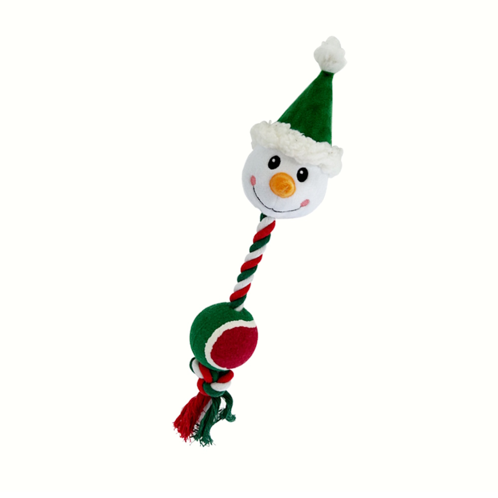 Juguete D/peluche P/perro Sonido Mono Nieve Pelota Sharpaw