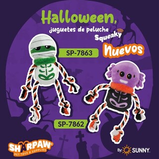 Foto 4 | Juguete Peluche P/perro Sonido Momia Cuerda Sharpaw