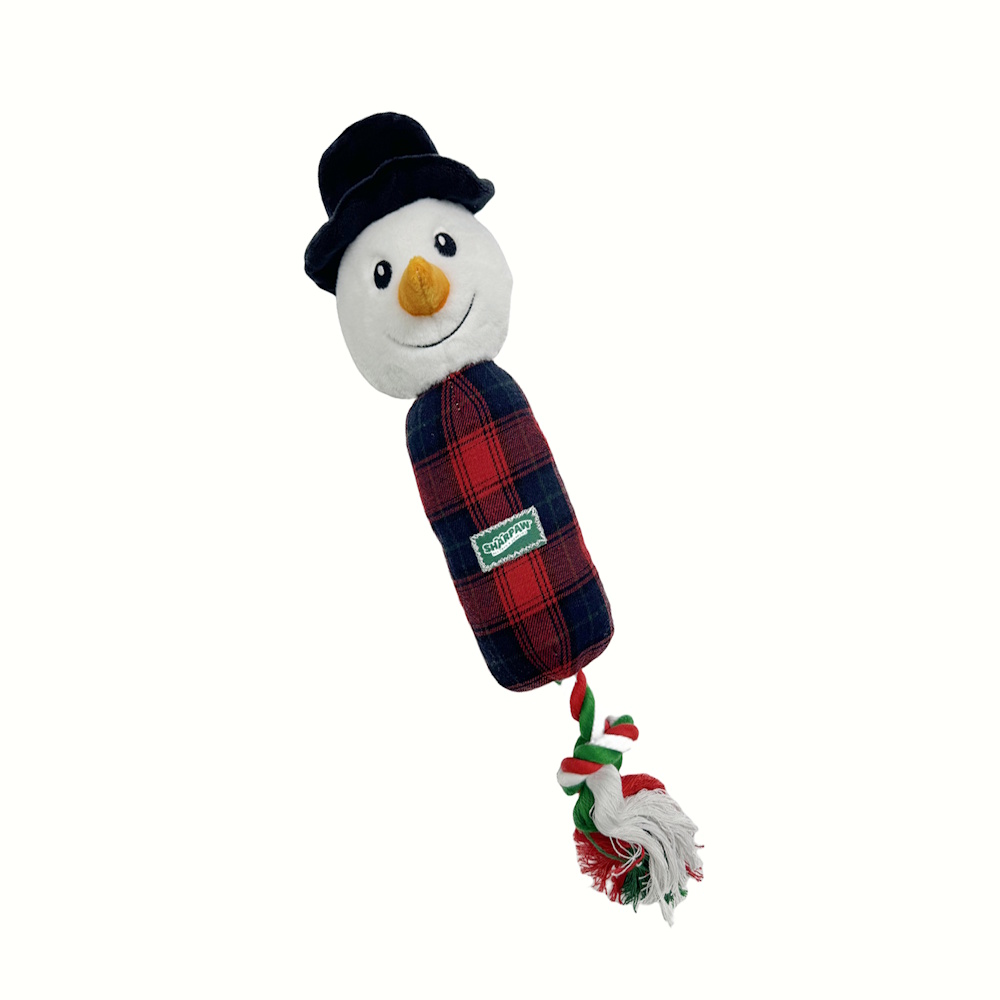 Juguete D/peluche P/perro Sonido Mono Nieve Sharpaw
