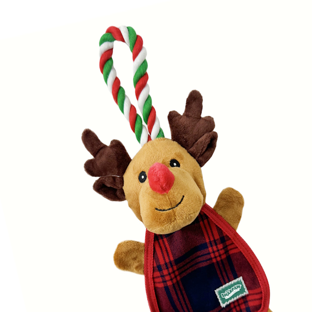 Foto 4 pulgar | Juguete Peluche P/perro Sonido Reno Navidad Sharpaw