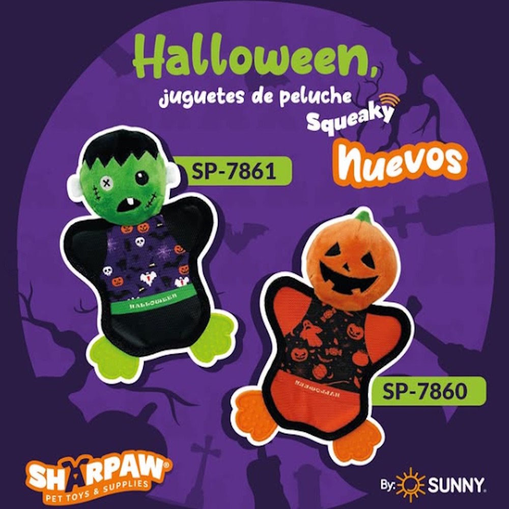 Foto 4 pulgar | Juguete D/peluche P/perro Sonido Frankenstein Zombie Sharpaw