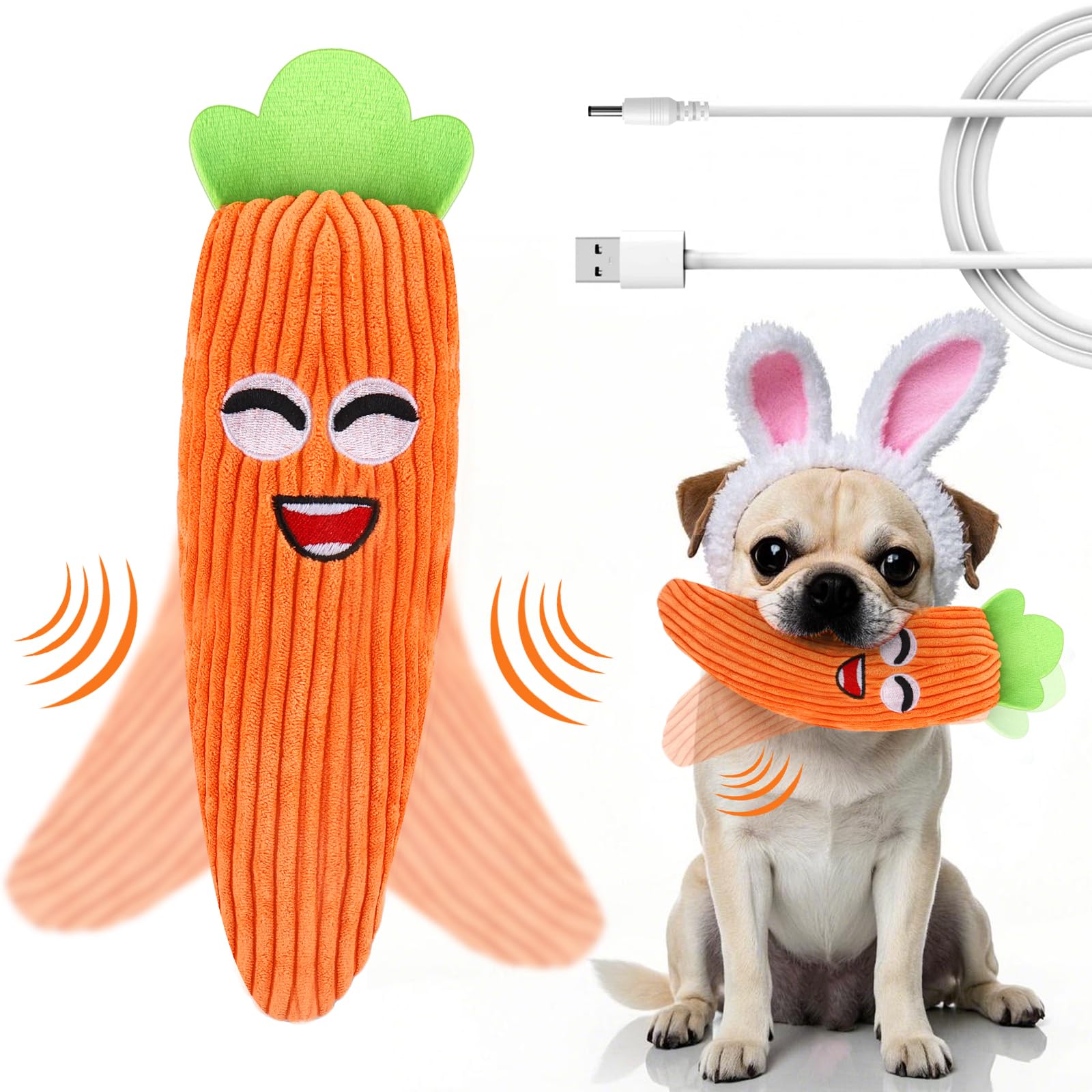 Juguete Interactivo Para Perros Mity Rain Easter Carrot Para Perros - Venta Internacional.