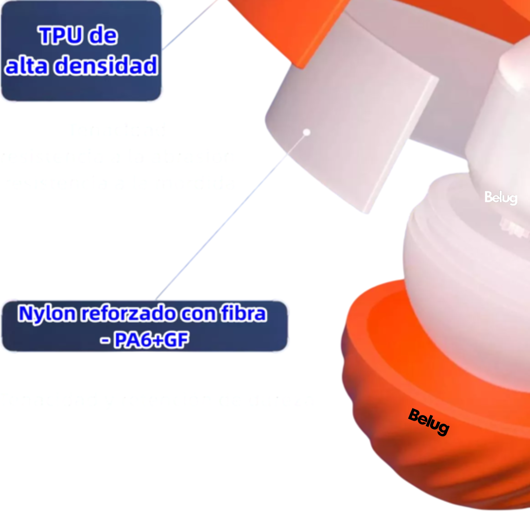 Foto 4 pulgar | Juguete Interactivo Para Mascotas Que Se Mueve Automáticamente Belug,  Naranja