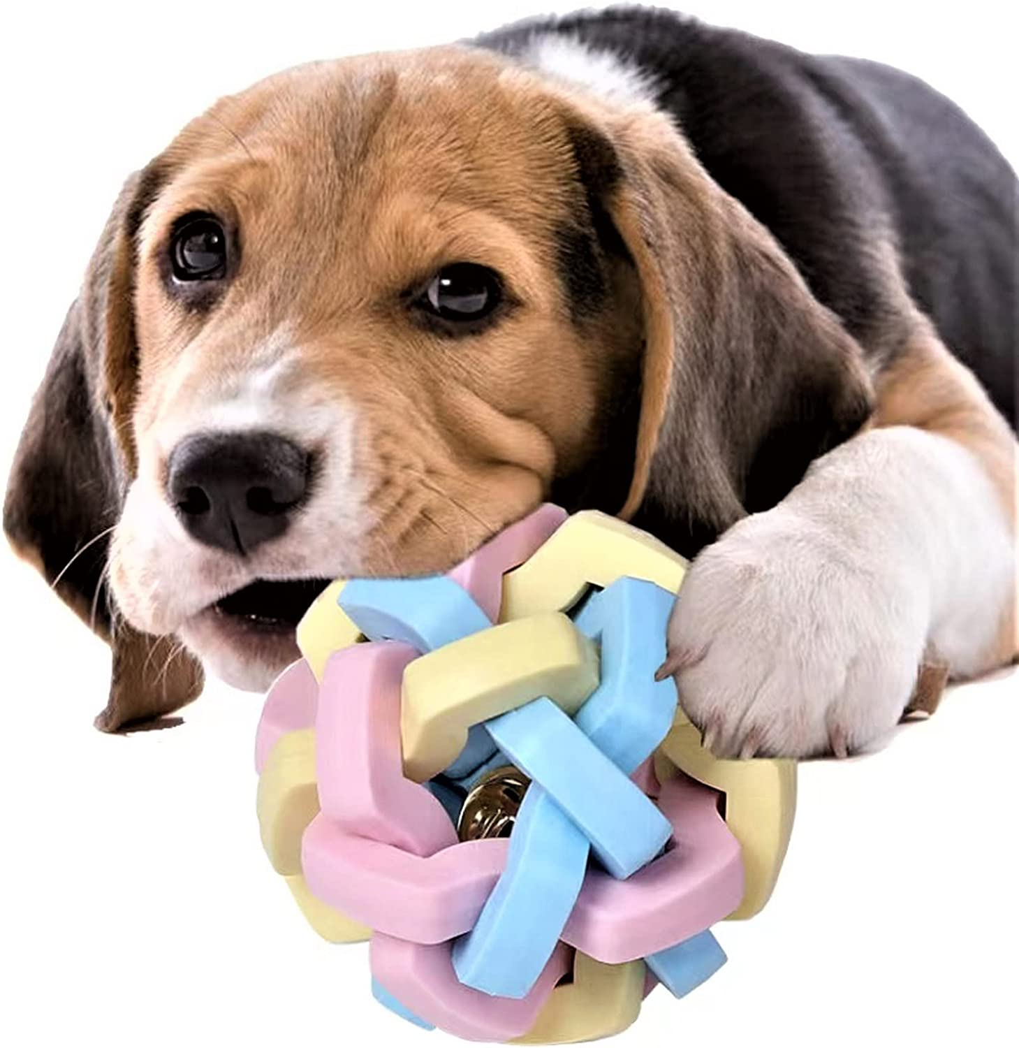Foto 2 pulgar | Juguete Para Perros Huoguo Puppy Que Lanza Una Bola Chirriante Con Cascabel Para Dientes - Venta Internacional.
