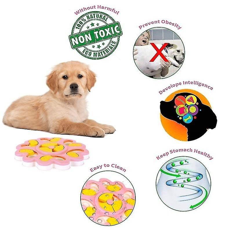 Foto 4 pulgar | Comedero Dog Toy Huoguo Iq Flower De Dispensación Lenta Para Perros - Venta Internacional.