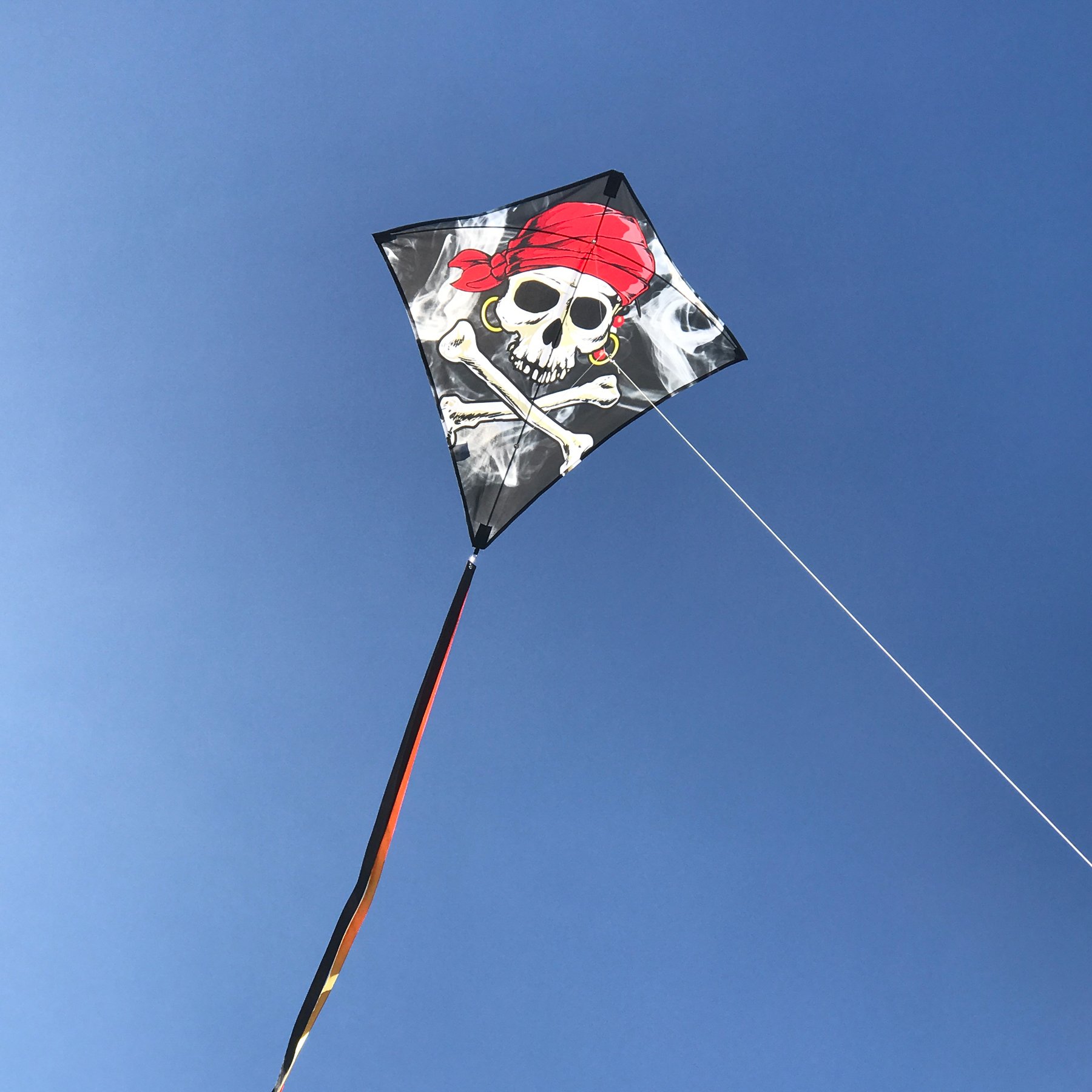 Foto 3 pulgar | Kite In The Breeze Diamond Smokin' Pirate Para Principiantes - Venta Internacional.