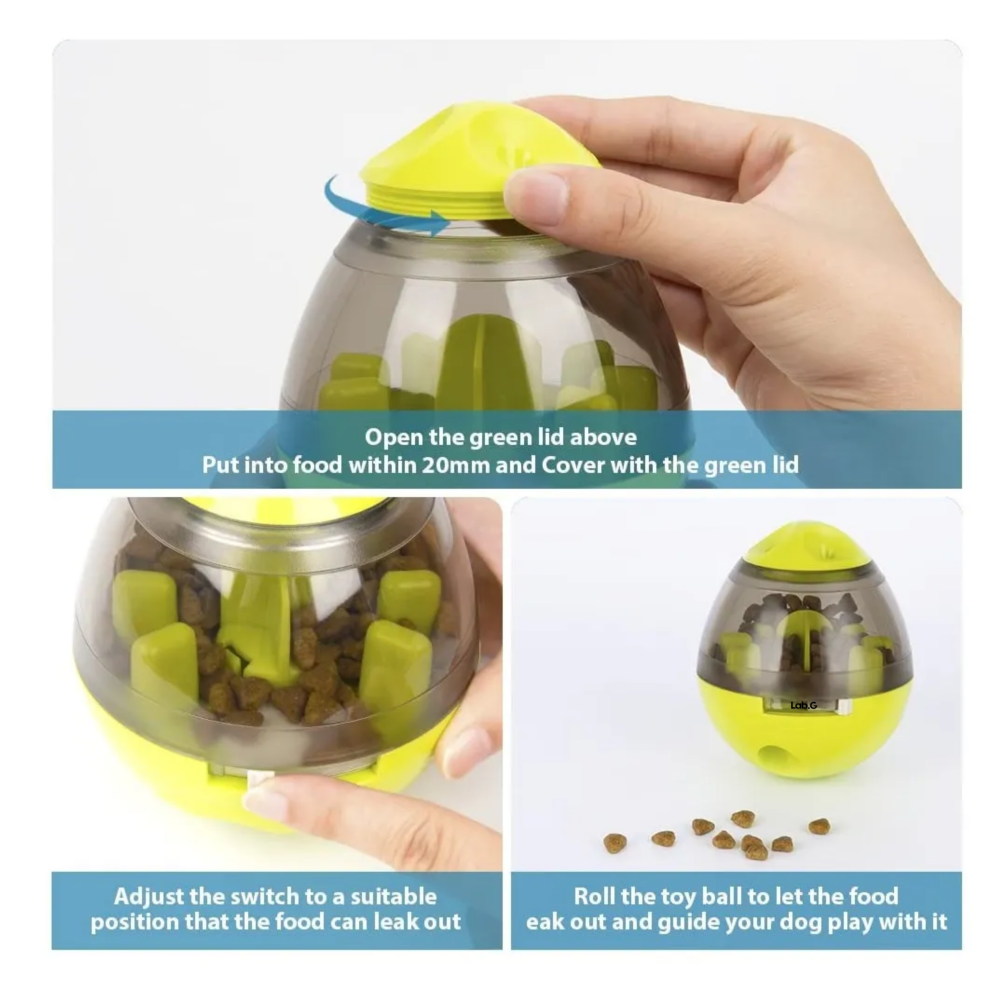 Foto 3 pulgar | Juguetes Para Perros Pelotas De Juguetes Interactivos Lab.g, Verde Transparente