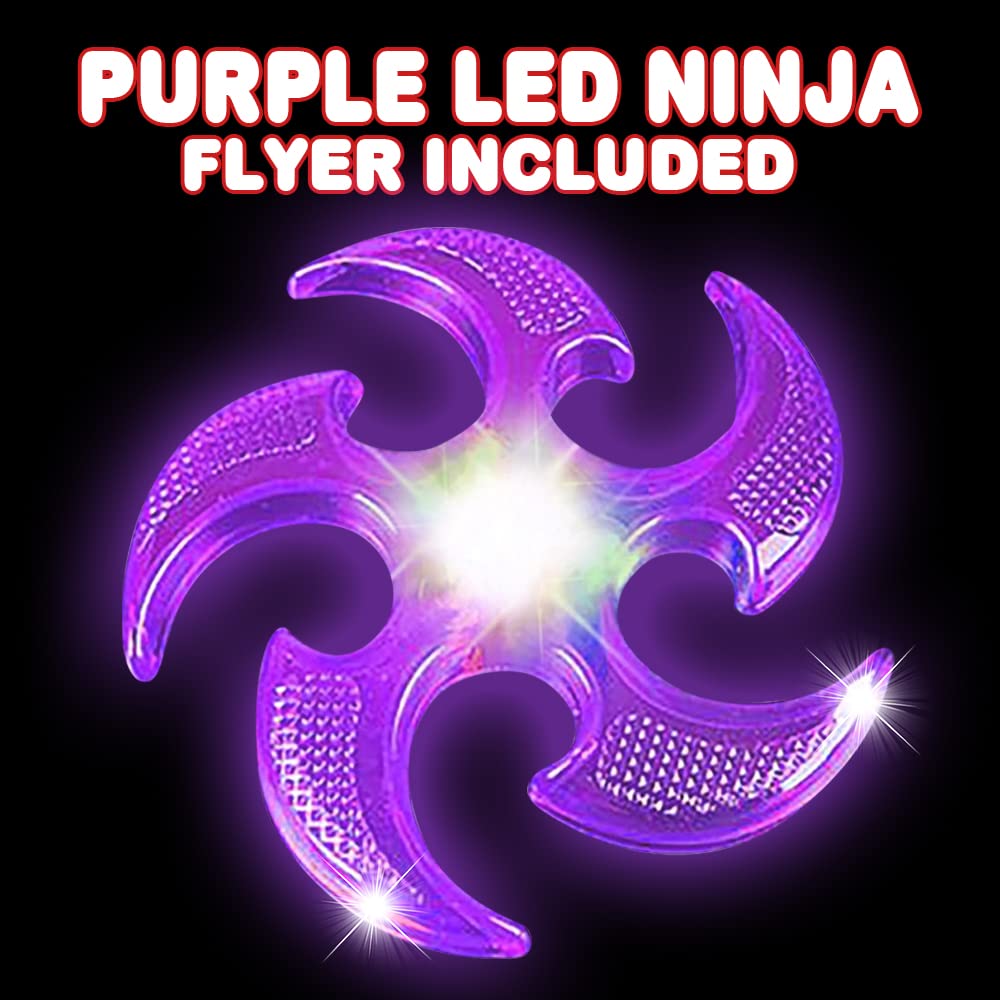 Foto 3 pulgar | Light Up Ninja Flyers Artcreativity, Paquete De 2 Para Niños - Venta Internacional.