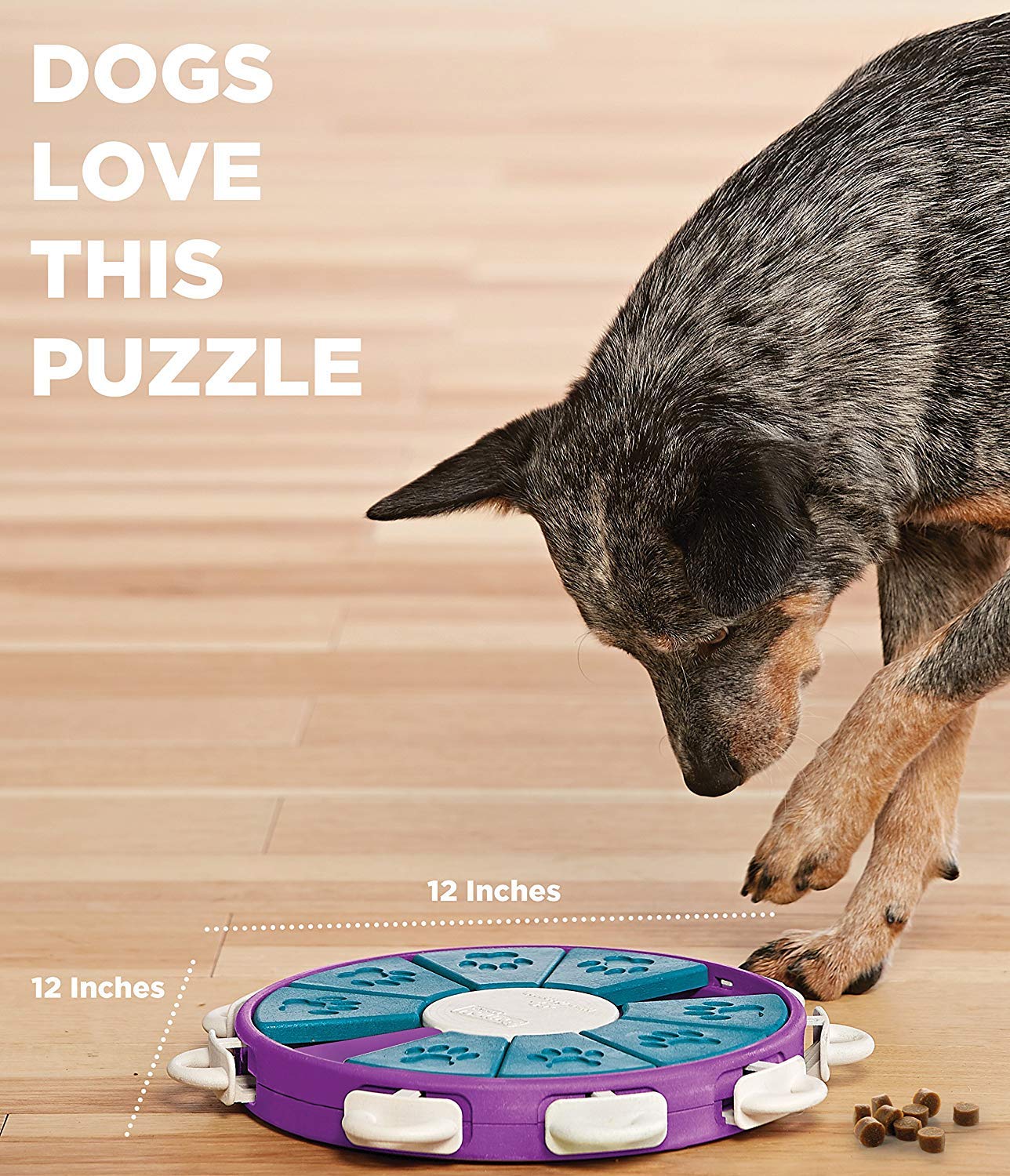 Foto 5 pulgar | Juguete Para Perros Outward Hound Nina Ottosson Dog Twister Level 3, Color Morado - Venta Internacional.