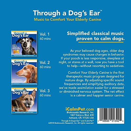 Foto 3 pulgar | Set De Cd Icalmdog Through A Dog's Ear Music Para Caninos Ancianos - Venta Internacional.