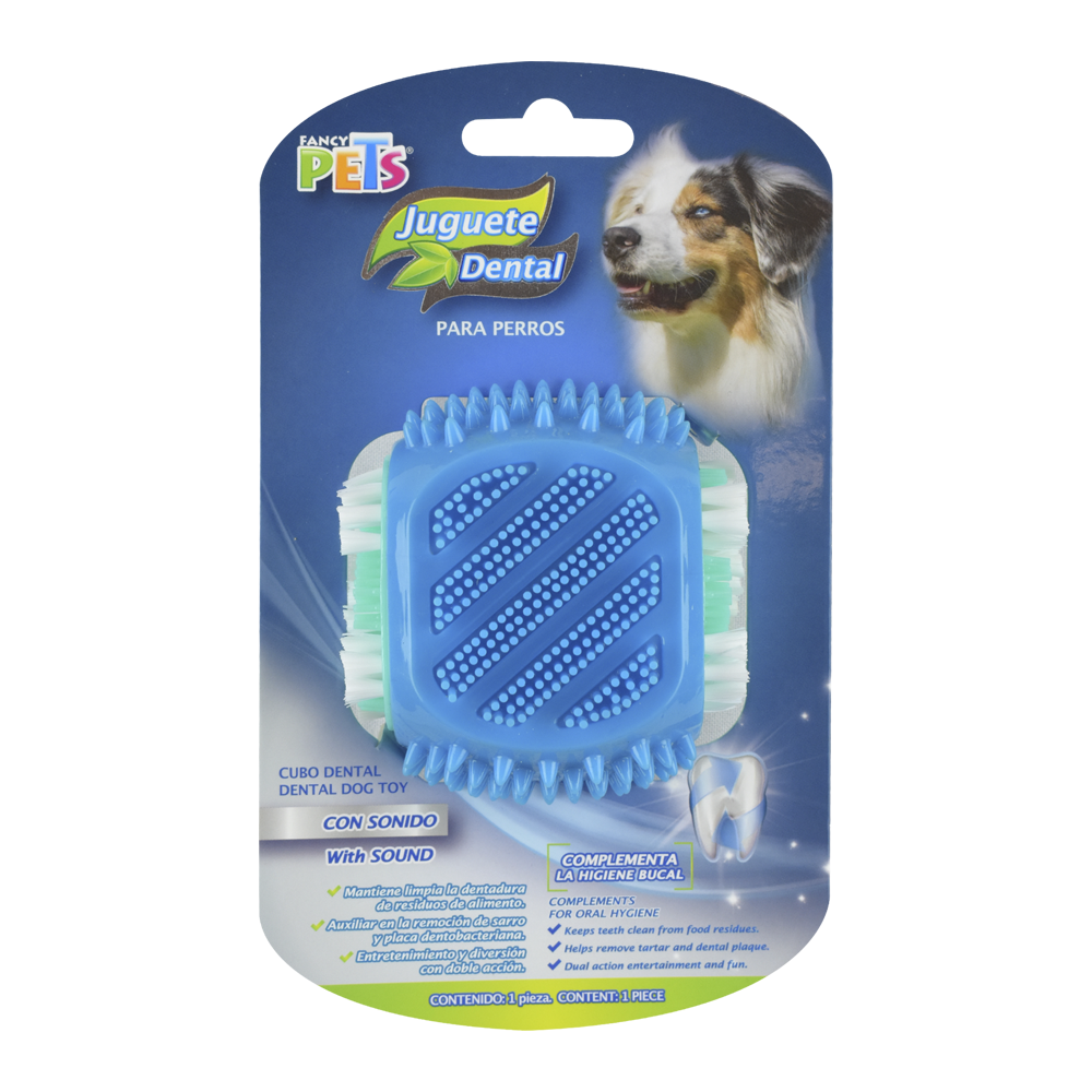 Foto 3 pulgar | Juguete Dental Fancy Pets en Forma de Cubo con Cerdas para Perro