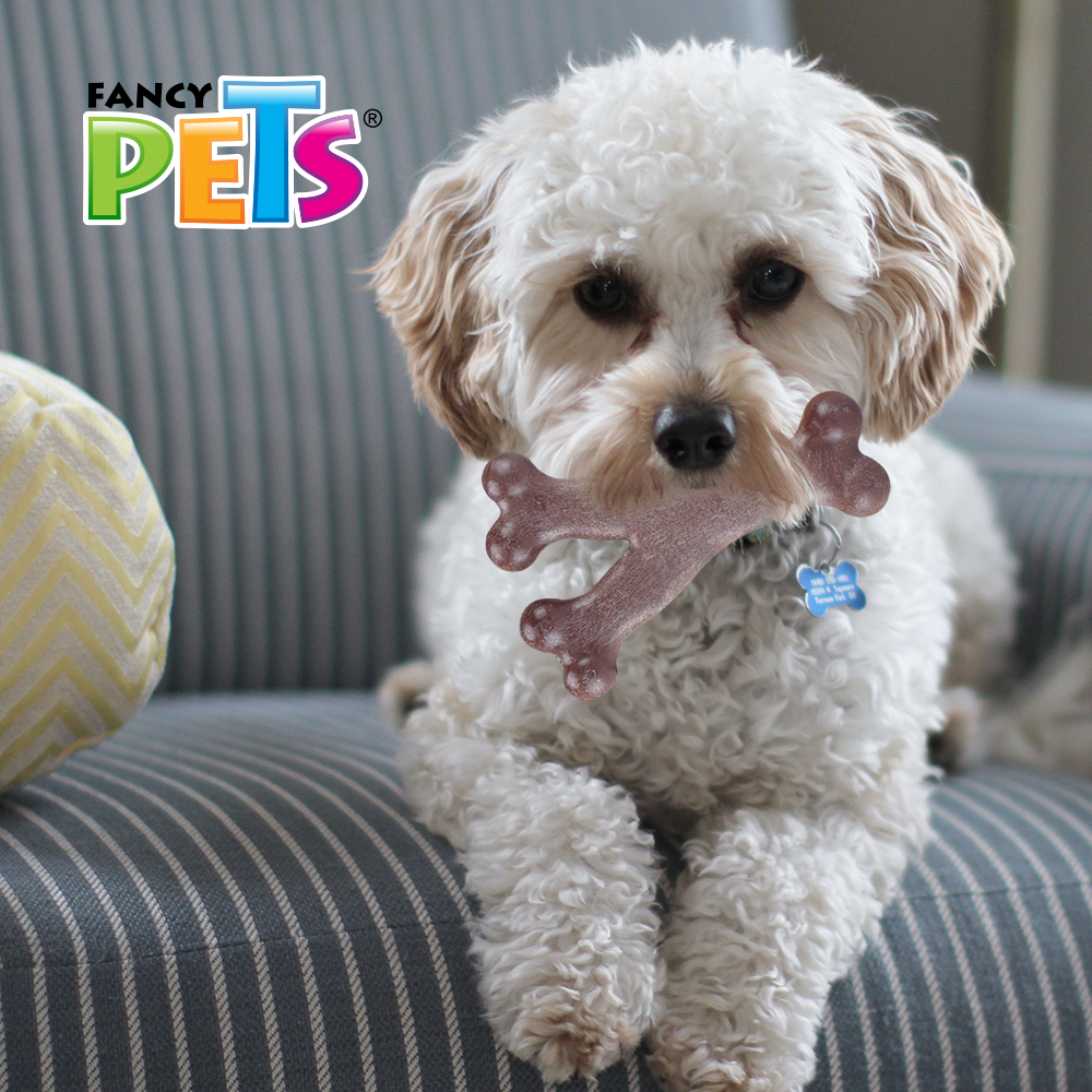 Foto 2 | Juguete Fancy Pets Hueso Triple de Bambú Sabor Tocino para Perro Tamaño Grande