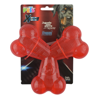 Foto 2 | Juguete Fancy Pets Xtreme FL9329 color Rojo Hueso Triple para Perro Tamaño Grande