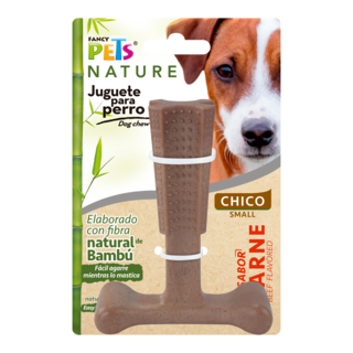 Foto 2 | Hueso Bambú Plus Juguete Fancy Pets para Morder Sabor Carne para Perro Tamaño Chico