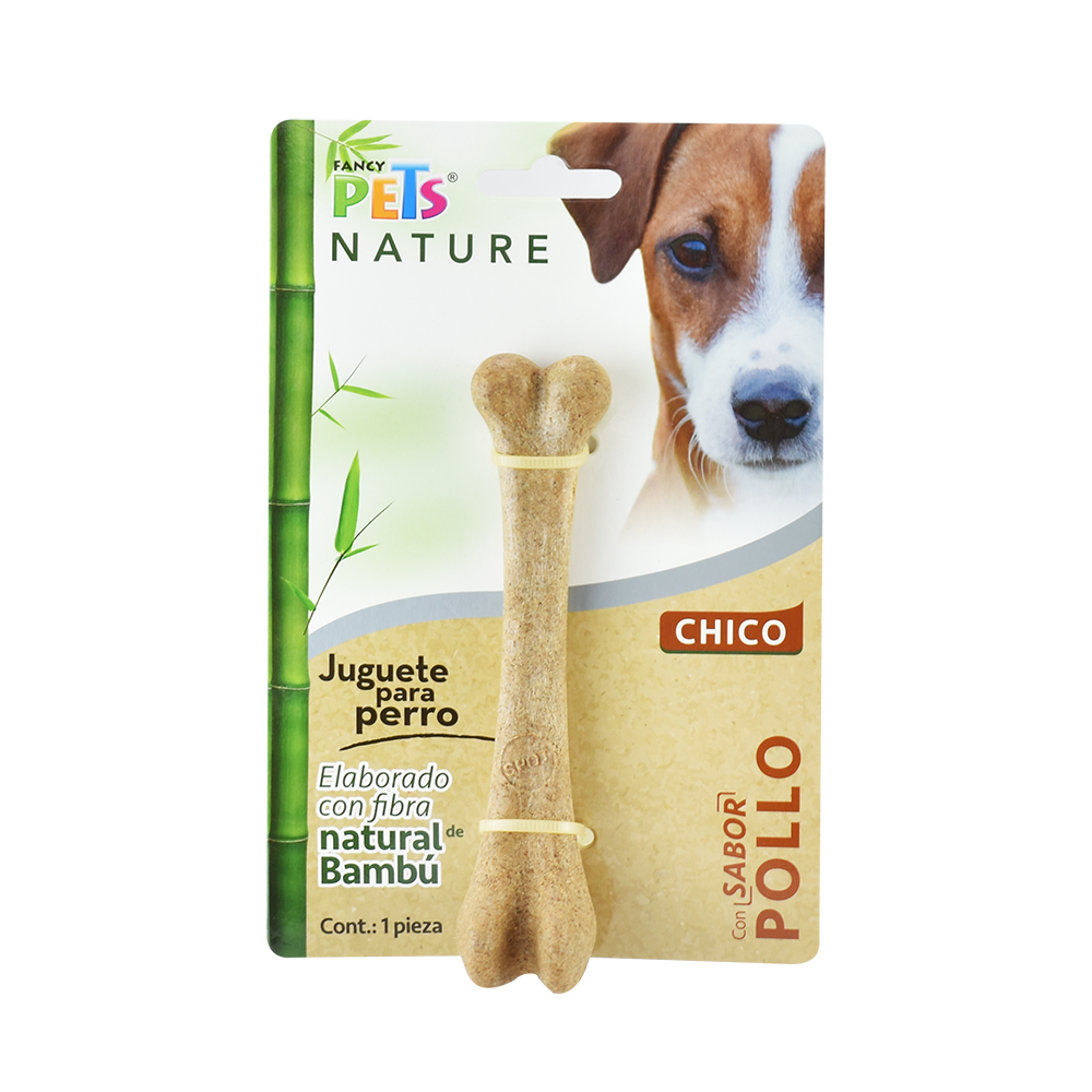 Foto 2 pulgar | Juguete Hueso Fancy Pets FL9309 para Morder con Fibra de Bambú Sabor Pollo para Perro Tamaño Chico