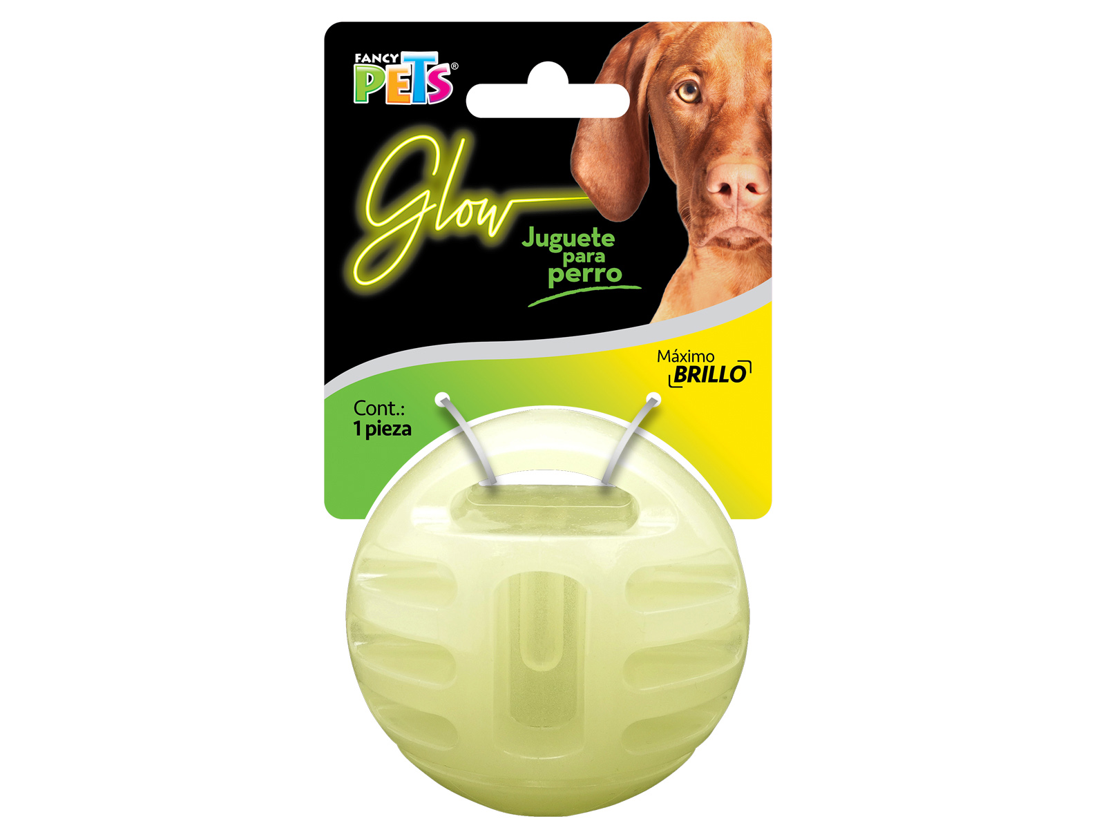Foto 3 pulgar | Juguete de Pelota Glow Fancy Pets que Brilla en la Oscuridad para Perro