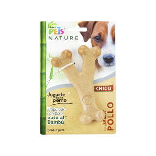 Foto 1 | Juguete Hueso para Perro Triple de Bambú Sabor Tocino Fancy Pets Tamaño Chico