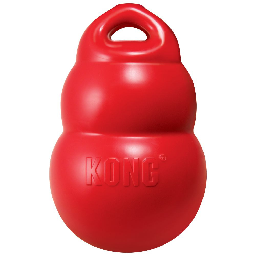 Bounzer Juguete Resistente para Perro Kong color Rojo