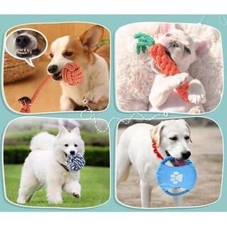 Foto 2 | Set Juguetes de Cuerda para Perro Eo Safe Imports Esi-7860 Multicolor 10 PZAS