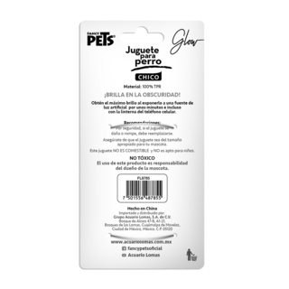 Foto 2 | Fancy Pets Juguete Balón De Rugby Glow Para Perro Que Brilla En La Oscuridad Tamaño Chico