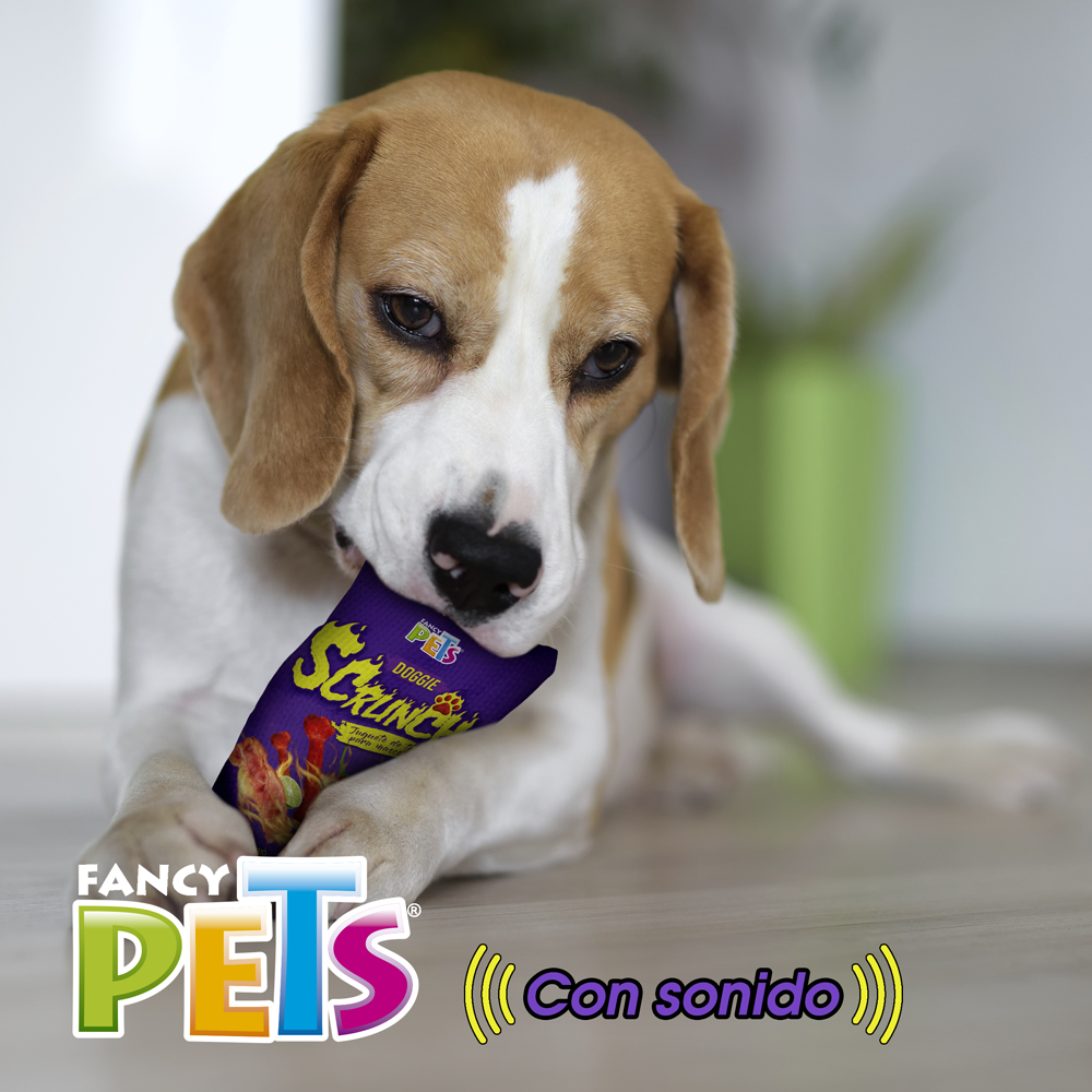 Foto 4 pulgar | Fancy Pets Juguete De Tela Doggie Scrunch Fuego Para Perro