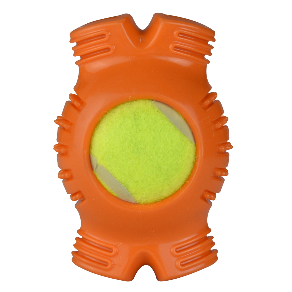 Foto 2 pulgar | Fancy Pets Juguete Hueso Con Pelota De Tenis Para Perro