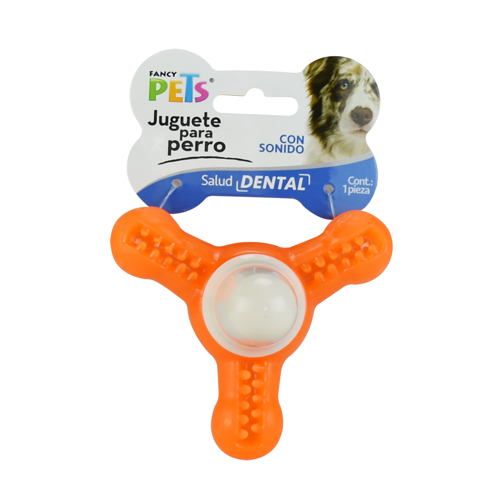 Foto 2 pulgar | Fancy Pets Juguete Dental Matatena Con Sonido Para Perro