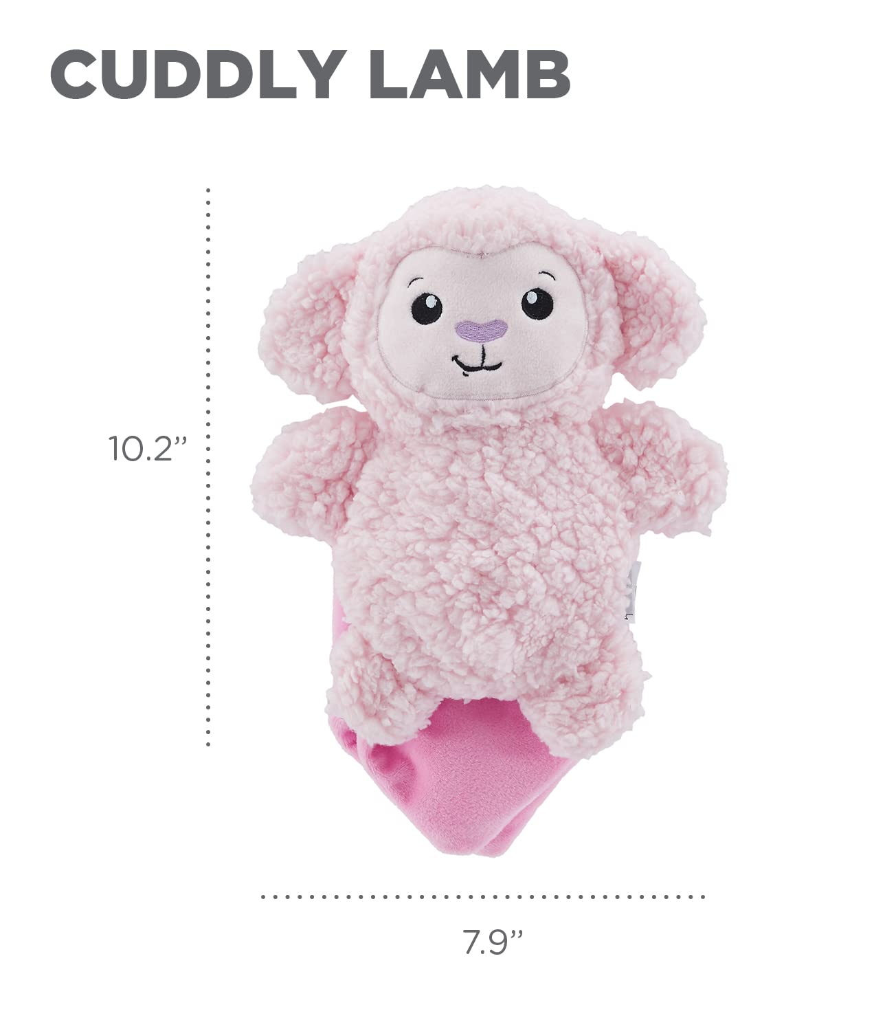 Foto 7 pulgar | Juguete Para Perros Pequeños Blanket Buddies Outward Hound Pink Lamb - Venta Internacional.