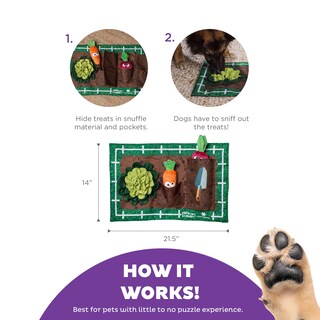 Foto 3 | Juguete Para Perros Outward Hound Nina Ottosson Activity Matz Garden Game - Venta Internacional.