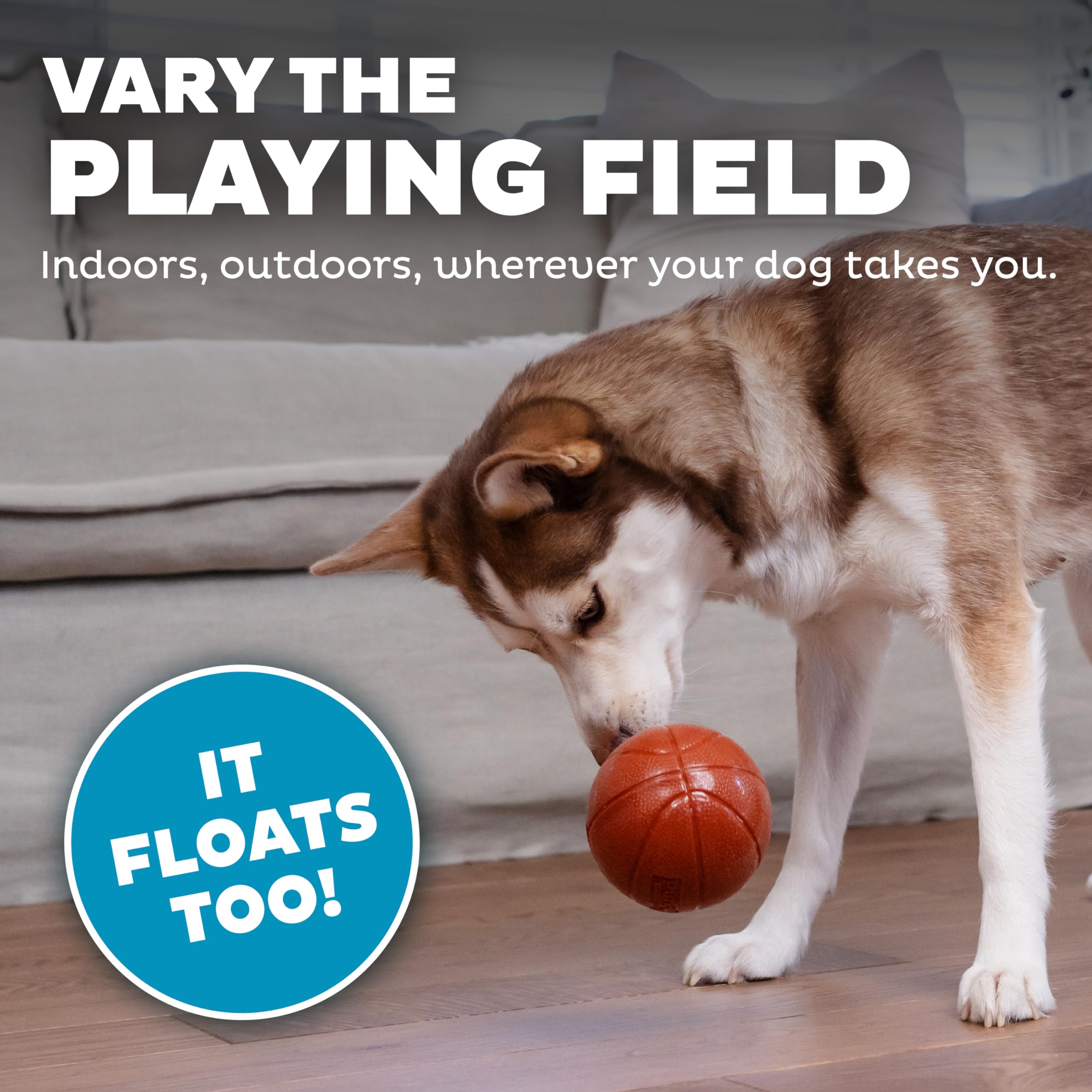 Foto 7 pulgar | Dog Toy Outward Hound Sport Ballz, Dispensador De Golosinas De Baloncesto - Venta Internacional.