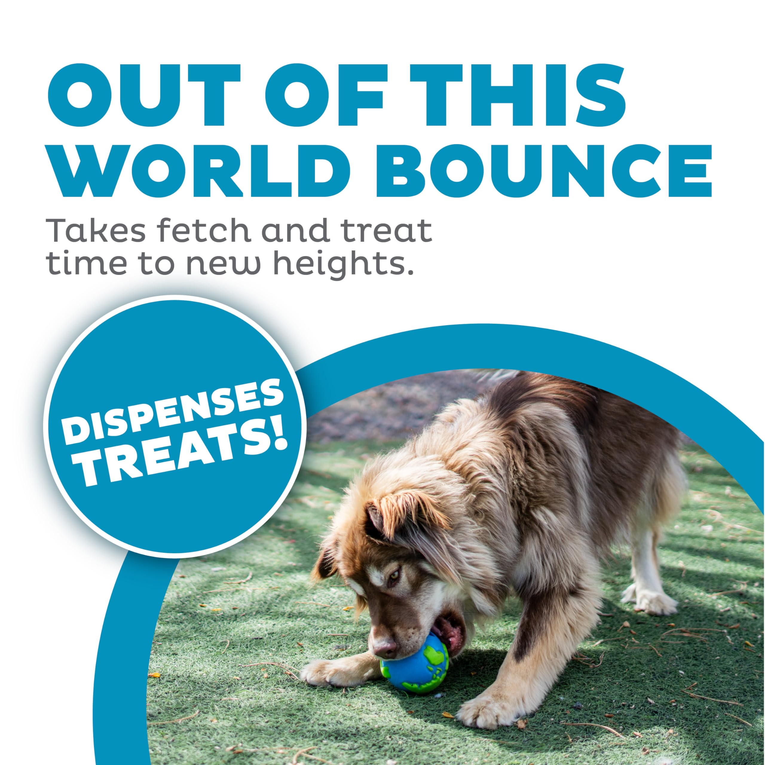 Foto 3 | Juguete Dispensador De Golosinas Planet Dog Orbee-tuff Planet Ball - Venta Internacional.