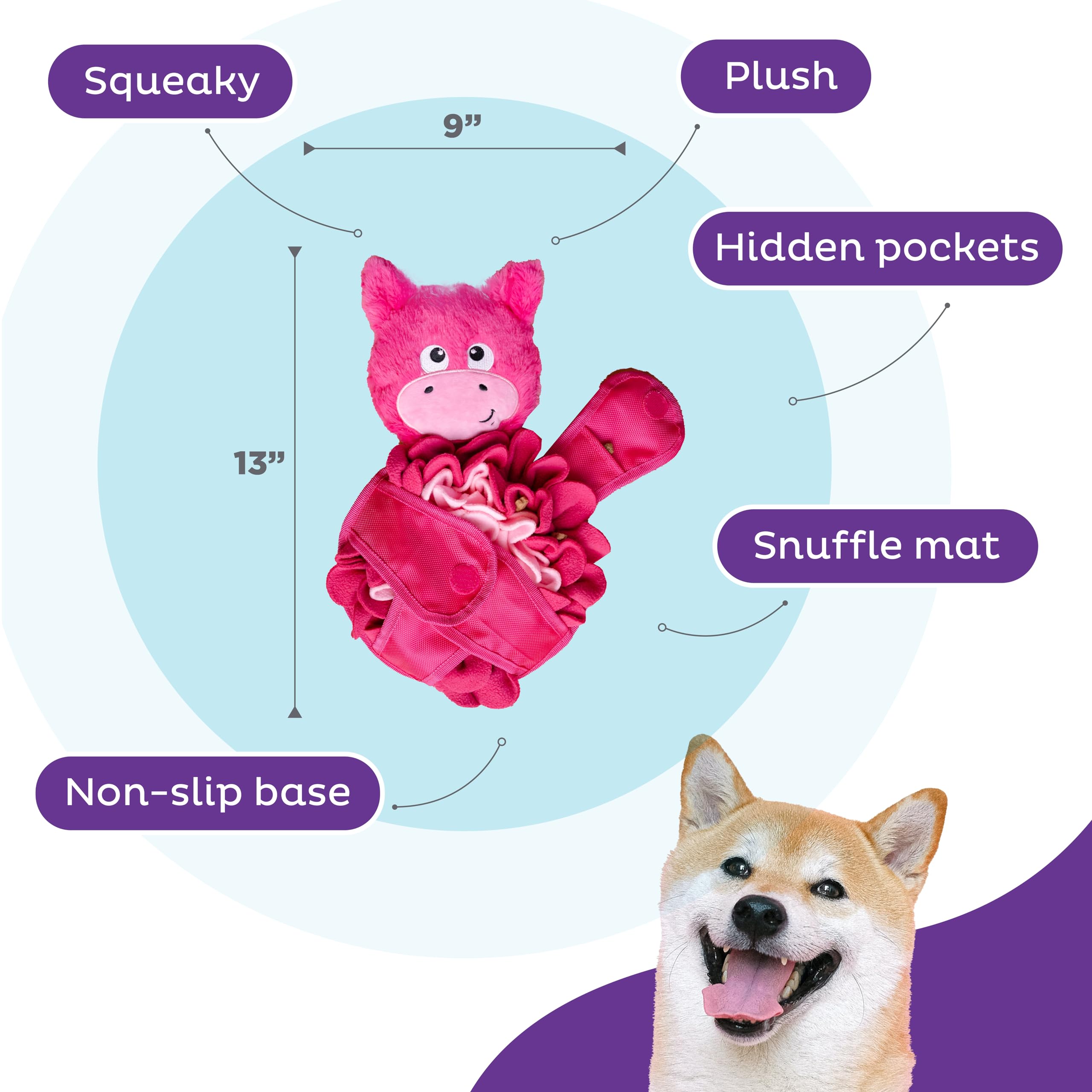 Foto 3 | Tapete Interactivo Con Forma De Rompecabezas Para Perros De Peluche Outward Hound Nina Ottosson - Venta Internacional.