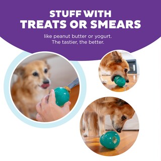Foto 4 | Juguete Masticable Para Perros Outward Hound Double-tuff Treat Stuffer, Azul - Venta Internacional.